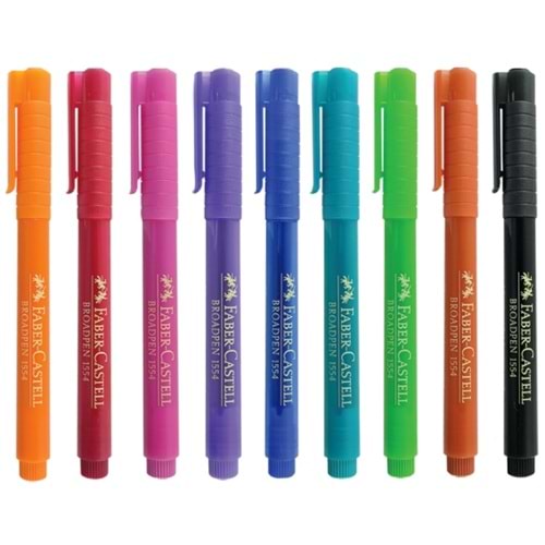 FABERCASTELL | BROADPEN 1554 RENKLİ KALEM MAVİ
