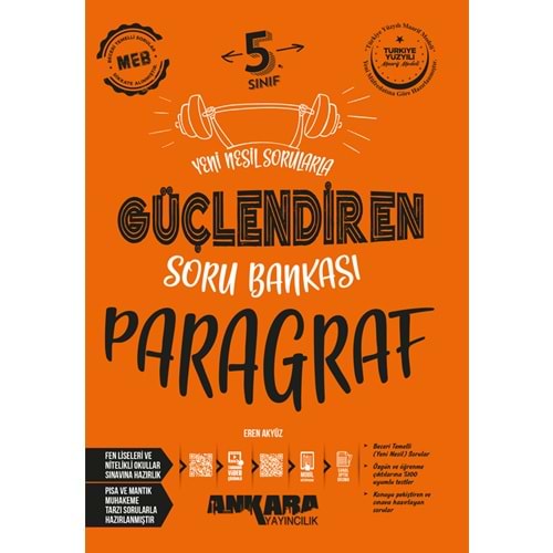 ANKARA | 5. SINIF PARAGRAF GÜÇLENDİREN SORU BANKASI -2026
