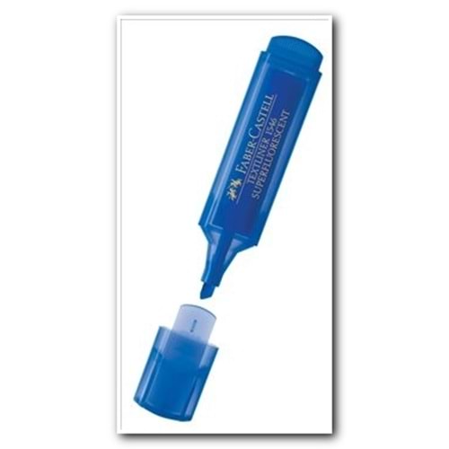 FABERCASTELL | FOSFORLU KALEM ŞEFFAF GÖVDE MAVİ