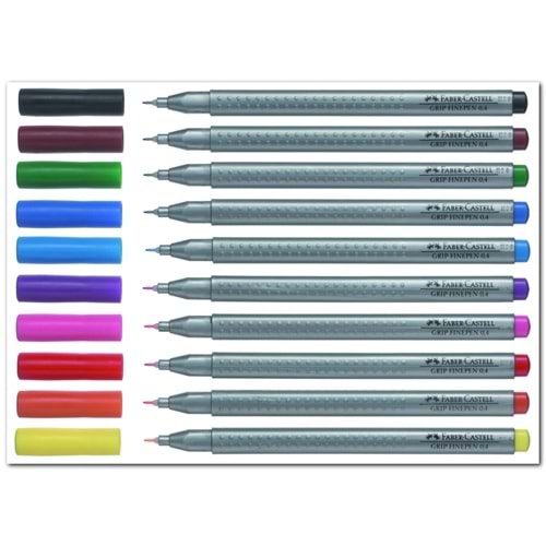 FABERCASTELL | GRİP FİNEPEN 0.4 MM ÇİM YEŞİLİ