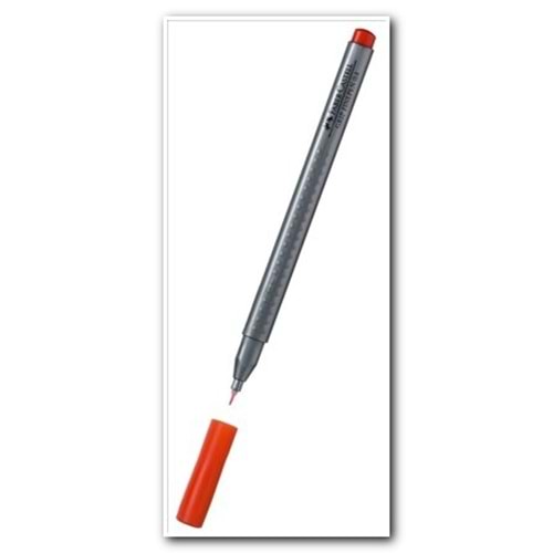 FABERCASTELL | GRİP FİNEPEN 0.4 MM KIRMIZI