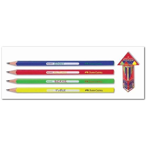 FABERCASTELL | MERCANLI ÜÇGEN BOYA KALEMİ