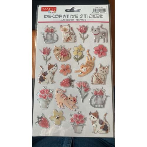 TANEX | TNX-25353 PUFFY SEVİMLİ KEDİ SERİSİ