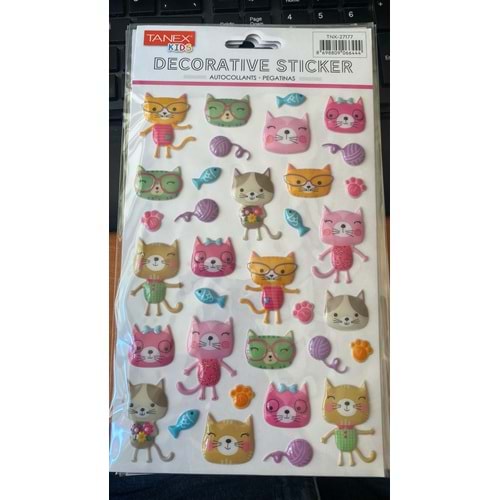 TANEX | TNX-27177 PUFFY OYUNCU KEDİLER SERİSİ