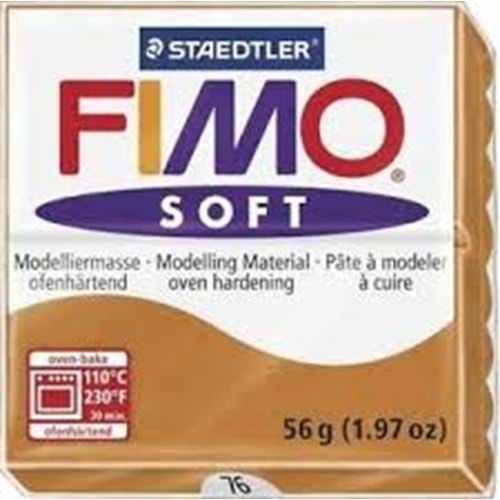 FİMOSOFT | FIRINLANABİLEN KİL AÇIK KAHVERENGİ (8020-76)
