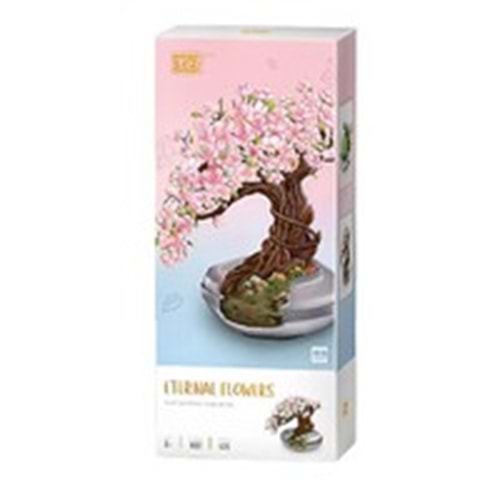 VAGONLIFE | LOZ EBEDİ ÇİÇEK PEMBE SAKURA KİRAZ AĞACI 426 PARÇA LZ-1661