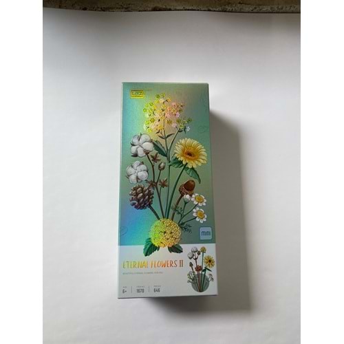 VAGONLIFE | LOZ EBEDİ PAMUK PAPATYA GERBERA 646 PARÇA LZ-1670