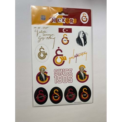 PİOLENT | GALATASARAY ATATÜRK STİCKER SET - GSST26002