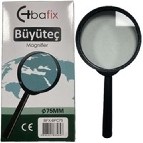 BAFİX | BÜYÜTEÇ PLASTİK ÇERÇEVE 75MM - BFX-BCP75