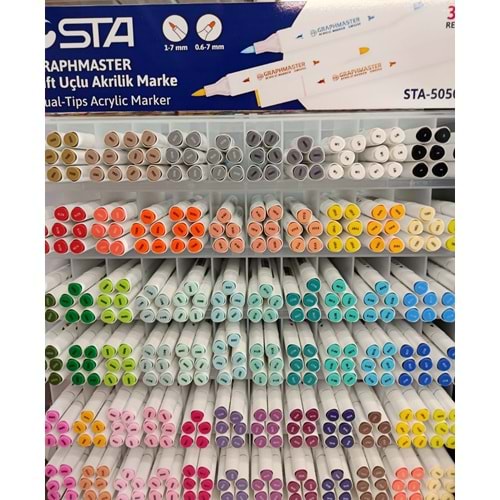 STA | ÇİFT TARAFLI AKRİLİK MARKER GRAPHMASTER - Y201