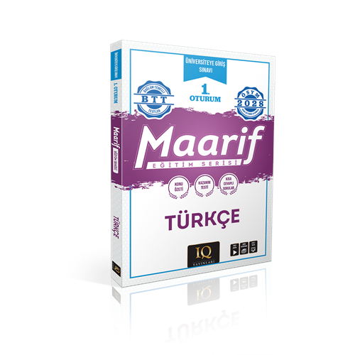 PARAF | TYT IQ 1.OTURUM MAARİF TÜRKÇE EĞİTİM SERİSİ - 2026
