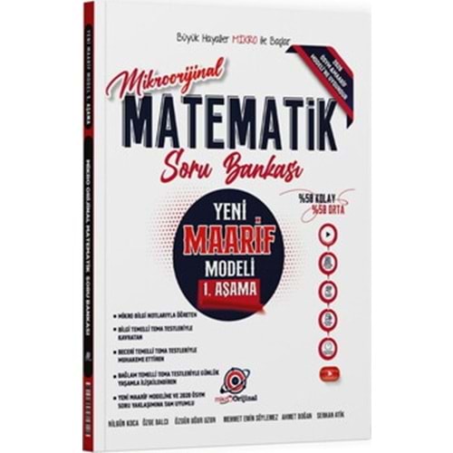 MİKROORJİNAL | TYT MAARİF MATEMATİK 1 SORU BANKASI - 2027