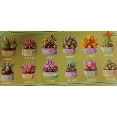 VAGONLIFE | PANLOS SİMÜLASYON ÇİÇEK SERİSİ 270 PARÇA BLOCK PUZZLE P1251