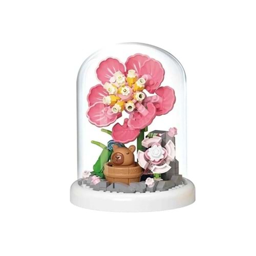VAGONLIFE | PANLOS FLOWER SET 206 PARÇA BLOCK PUZZLE P2593