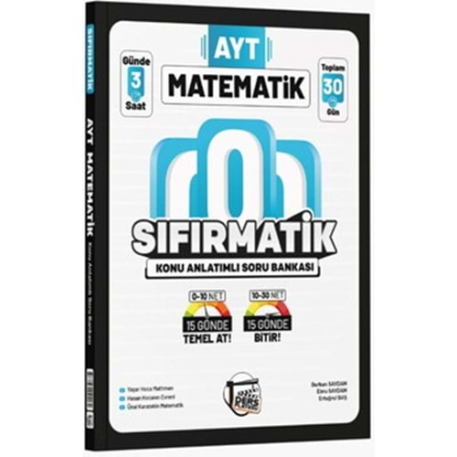 DERSPLATOSU | AYT MATEMATİK SIFIRMATİK KONU ANLATIMLI SORU BANKASI - 2027