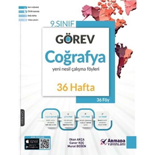 ARMADA | 9.SINIF COĞRAFYA GÖREV ÇALIŞMA FÖYLERİ - 2026