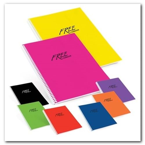 KESKİNCOLOR | A4 40 YP.ÇIZGILI PP KAPAK FREE DEFTER 320391-99
