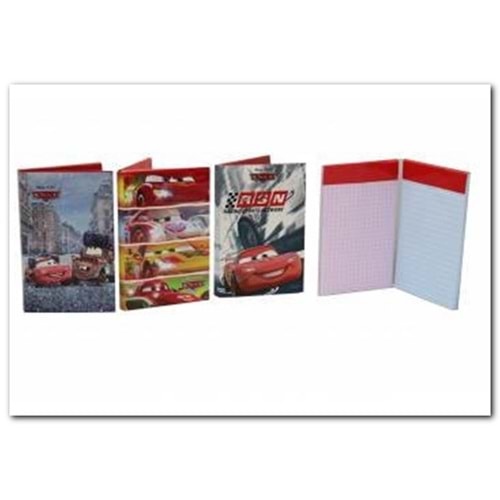 KESKİNCOLOR | CARS A7 STD.İKILI BLOKNOT 140200-33