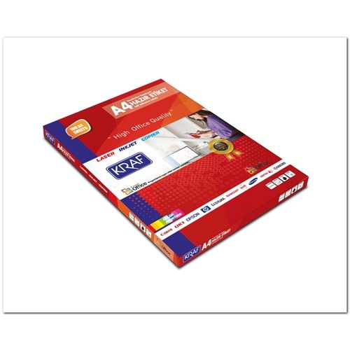 KRAF | LASER ETİKET KF-2095 30X12 MM
