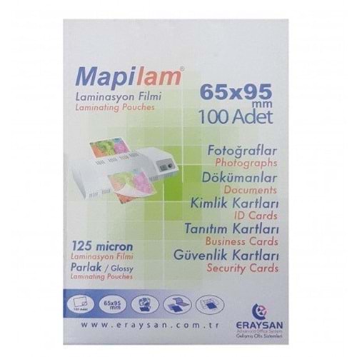 MAPED | 125 MIC. 65*95 PARLAK PVC