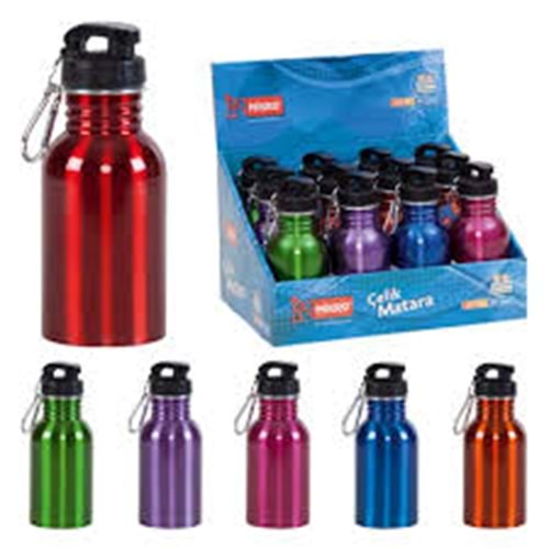MİKRO | MT 2837-12 400ML ÇELİK MATARA