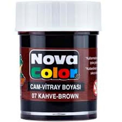 NOVACOLOR | CAM BOYASİ SU BAZLİ KAHVE SİSE - NC-155