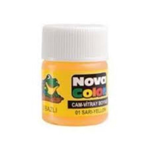 NOVACOLOR | CAM BOYASİ SU BAZLİ SARİ SİSE - NC-149