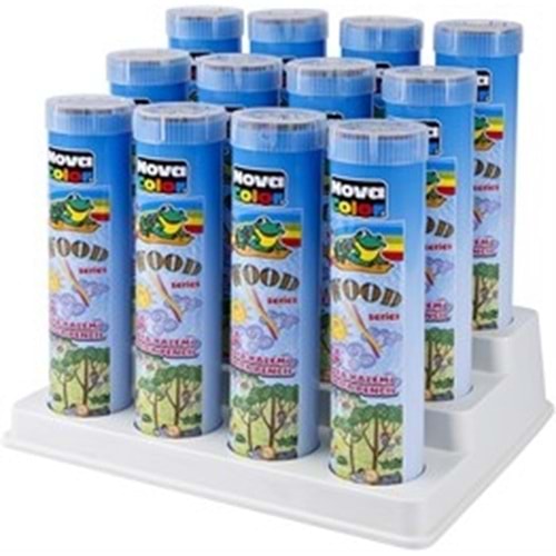 NOVACOLOR | KURU BOYA UZUN TÜP 12 Lİ - NC-403