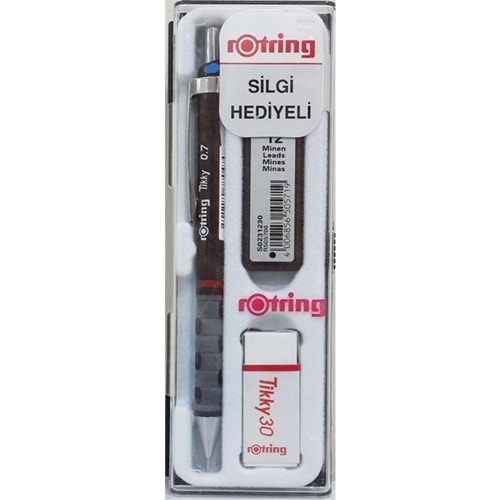 ROTRİNG | KALEM+SİLGİ+UÇ TAKIM BEYAZ 0.7