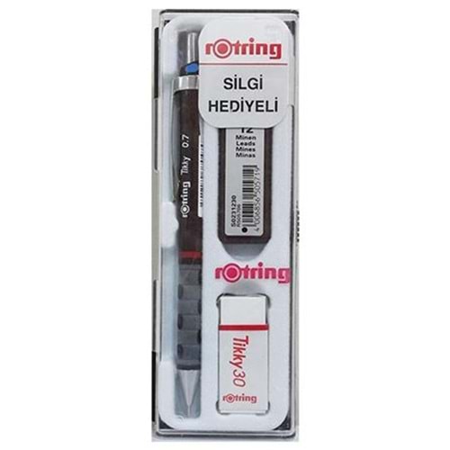ROTRİNG | KALEM+SİLGİ+UÇ TAKIM BORDO 0.7