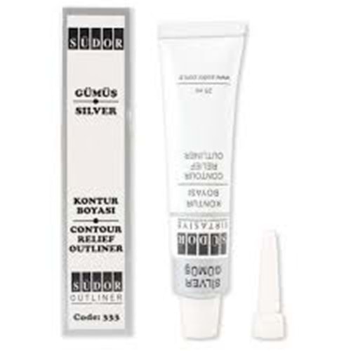 SÜDOR | Kontur Boyası Gümüş 25 ml