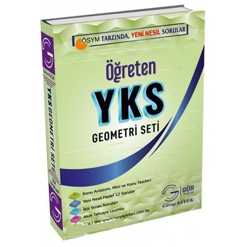 GÜR | ÖĞRETEN YKS GEOMETRİ SET YEŞİL - 2024
