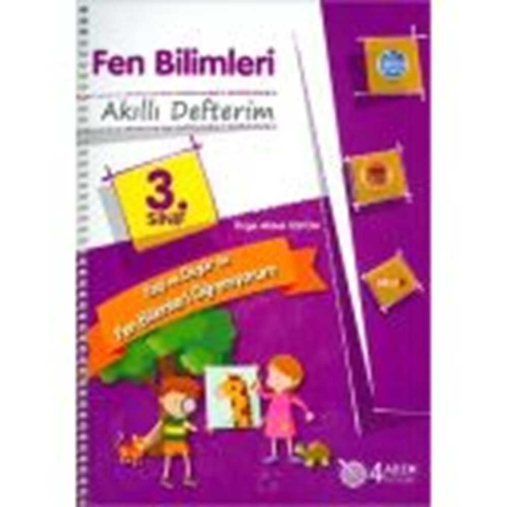 4 ADIM | 3. SINIF FEN BİLİMLERİ AKILLI DEFTERİM - 2022