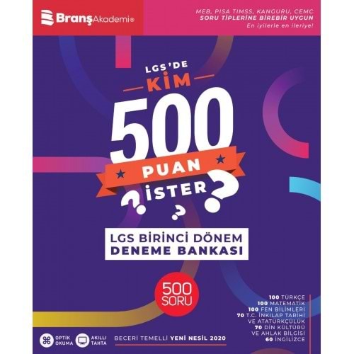 BRANŞ | 8. SINIF LGS DE KİM 500 PUAN İSTER - İLK DÖNEM-2021