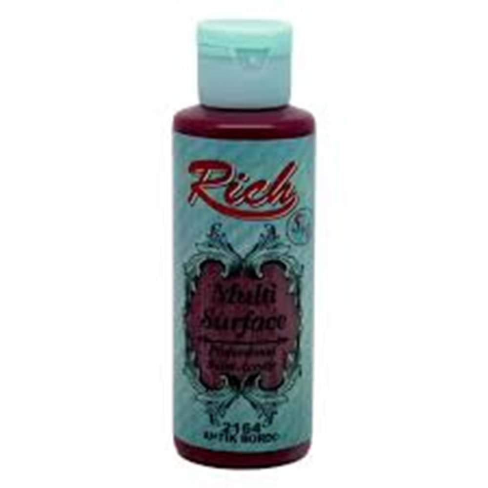 RİCH | MULTİSURFACE AKRİLİK BOYA 120 cc 2164 ANTİK BORDO