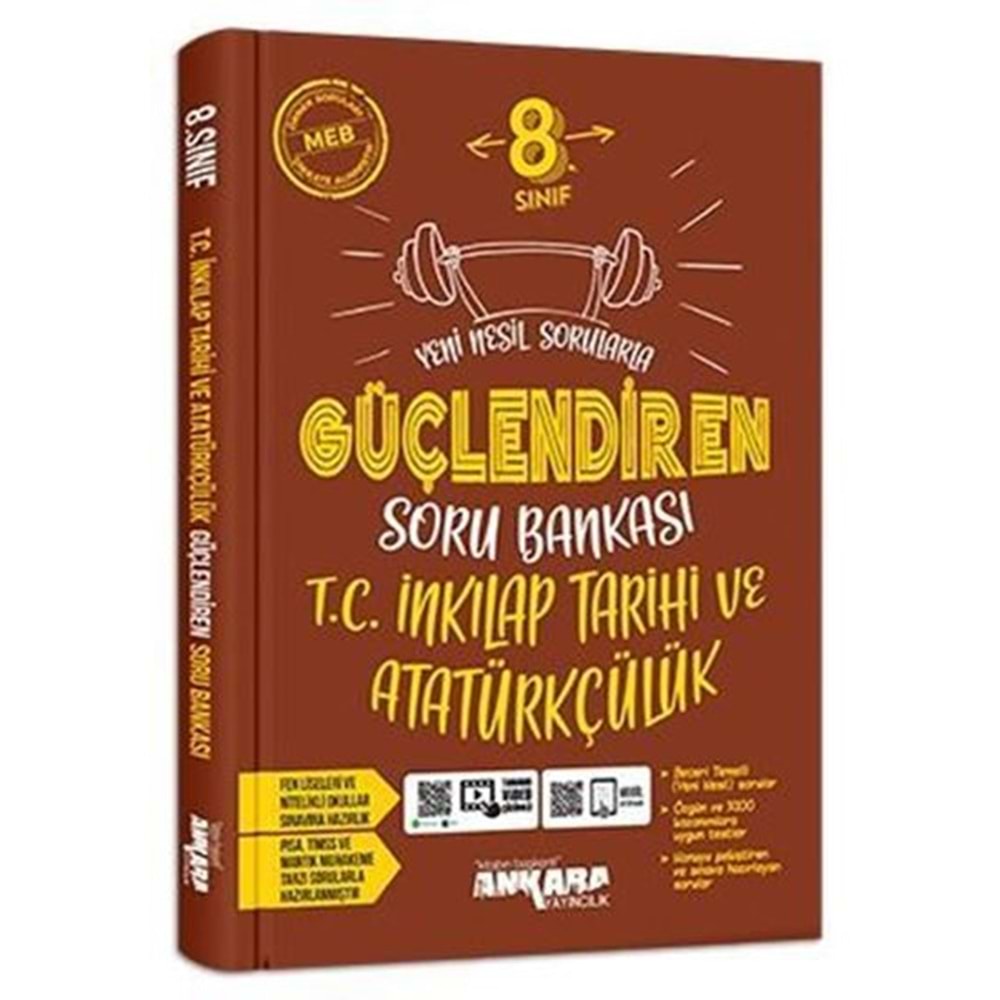 ANKARA | 8. SINIF T.C İNKILAP TAR. VE ATATÜRKÇÜLÜK GÜÇLENDİREN SORU BANKASI -2026
