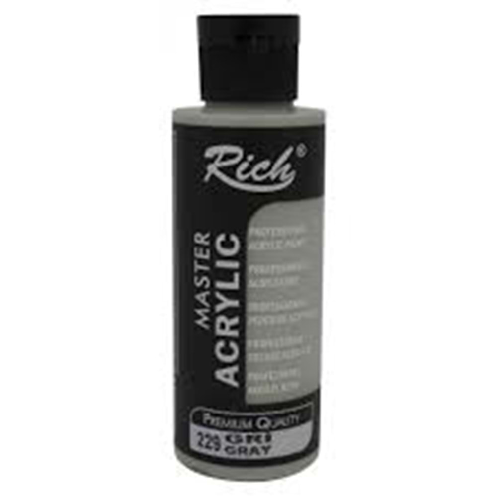 RİCH | MASTER AKRİLİK 120 CC GRİ - AKR-120-229