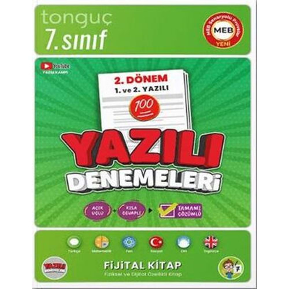 TONGUÇ | 7. SINIF 2. DÖNEM 1 VE 2. YAZILI DENEMELERİ - 2024