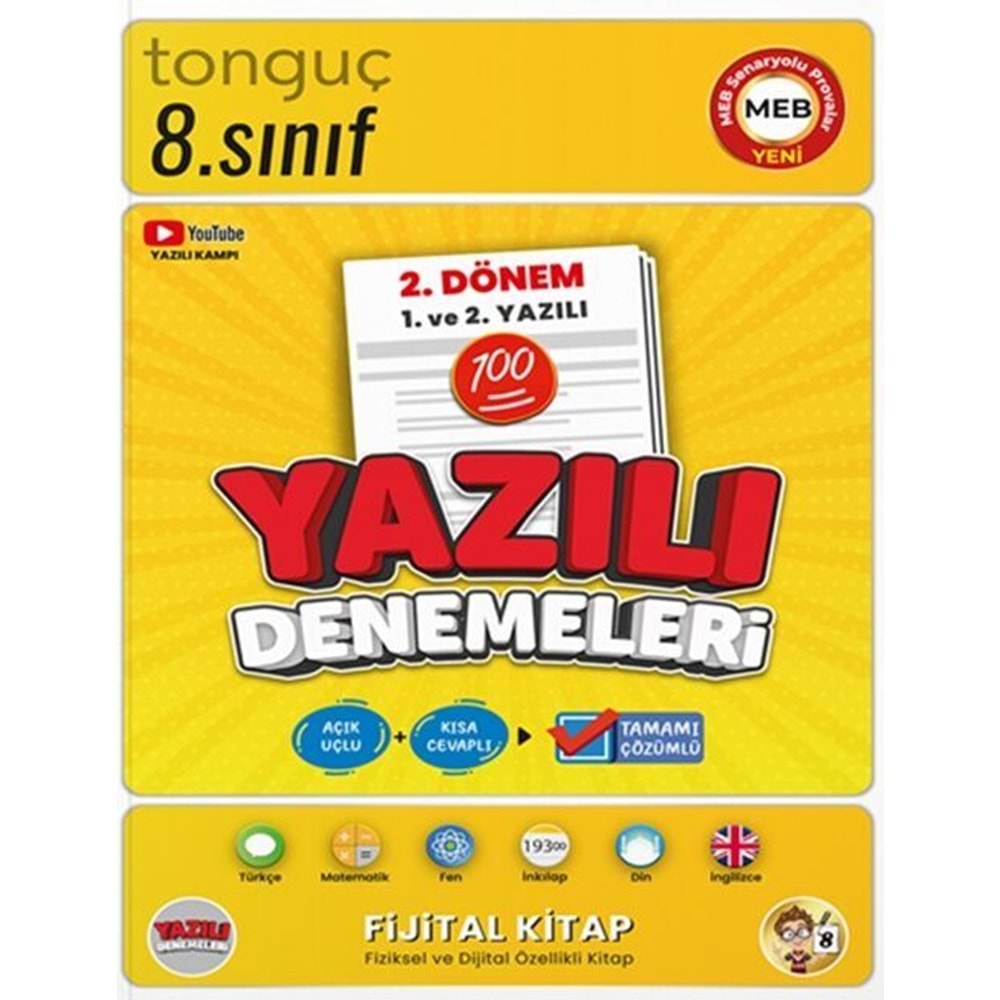 TONGUÇ | 8. SINIF YAZILI NOTLARI 1. DÖNEM 1 VE 2. YAZILI - 2024