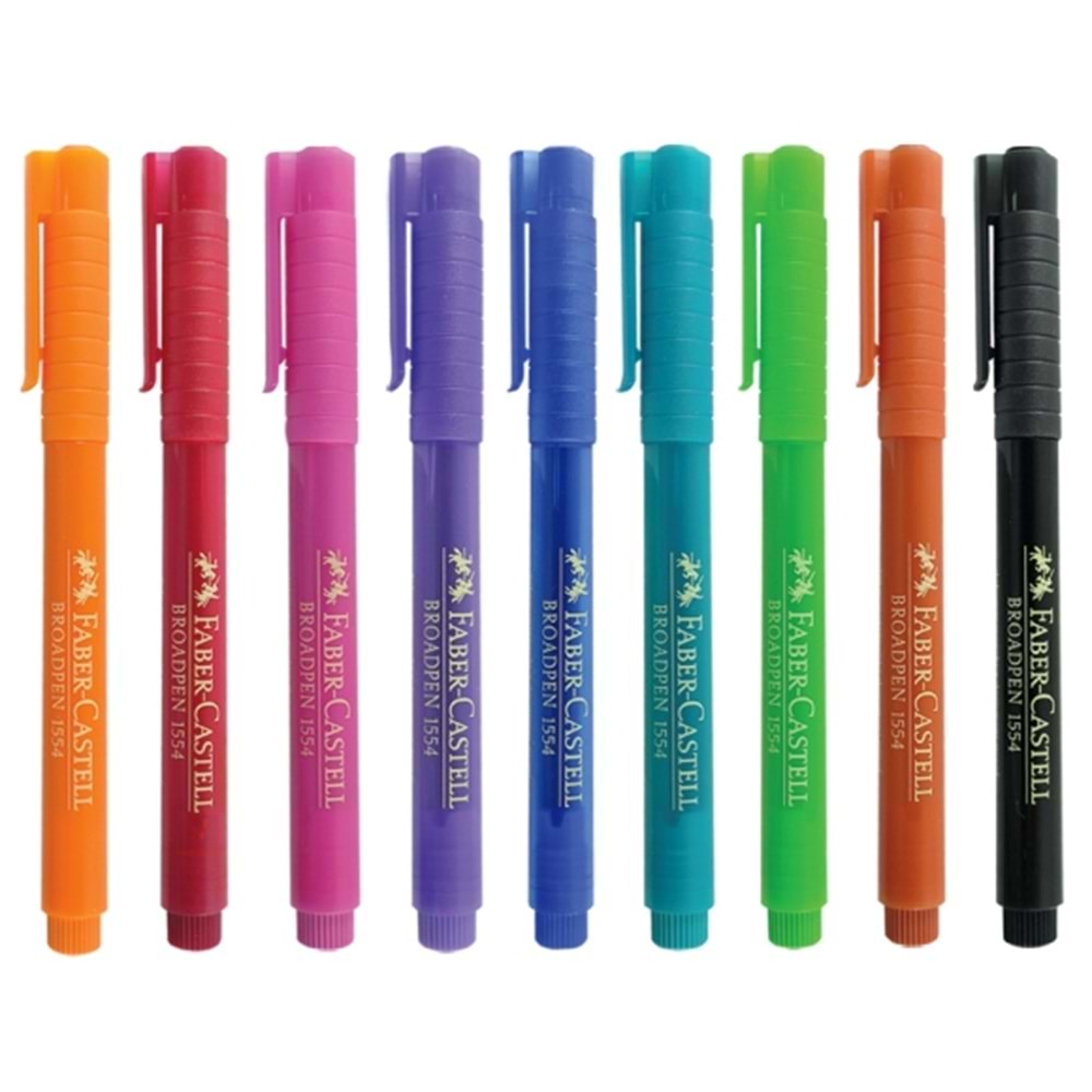 FABERCASTELL | BROADPEN 1554 RENKLİ KALEM ÇİMEN YEŞİLİ