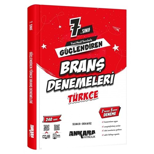 ANKARA | 7. SINIF TÜRKÇE BRANŞ DENEME -2026