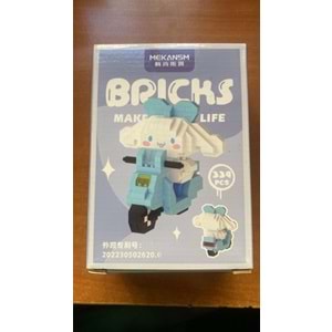 KİWİ | MEKANS MAVİ MOTORLU TAVŞAN 339 PRÇ. LEGO