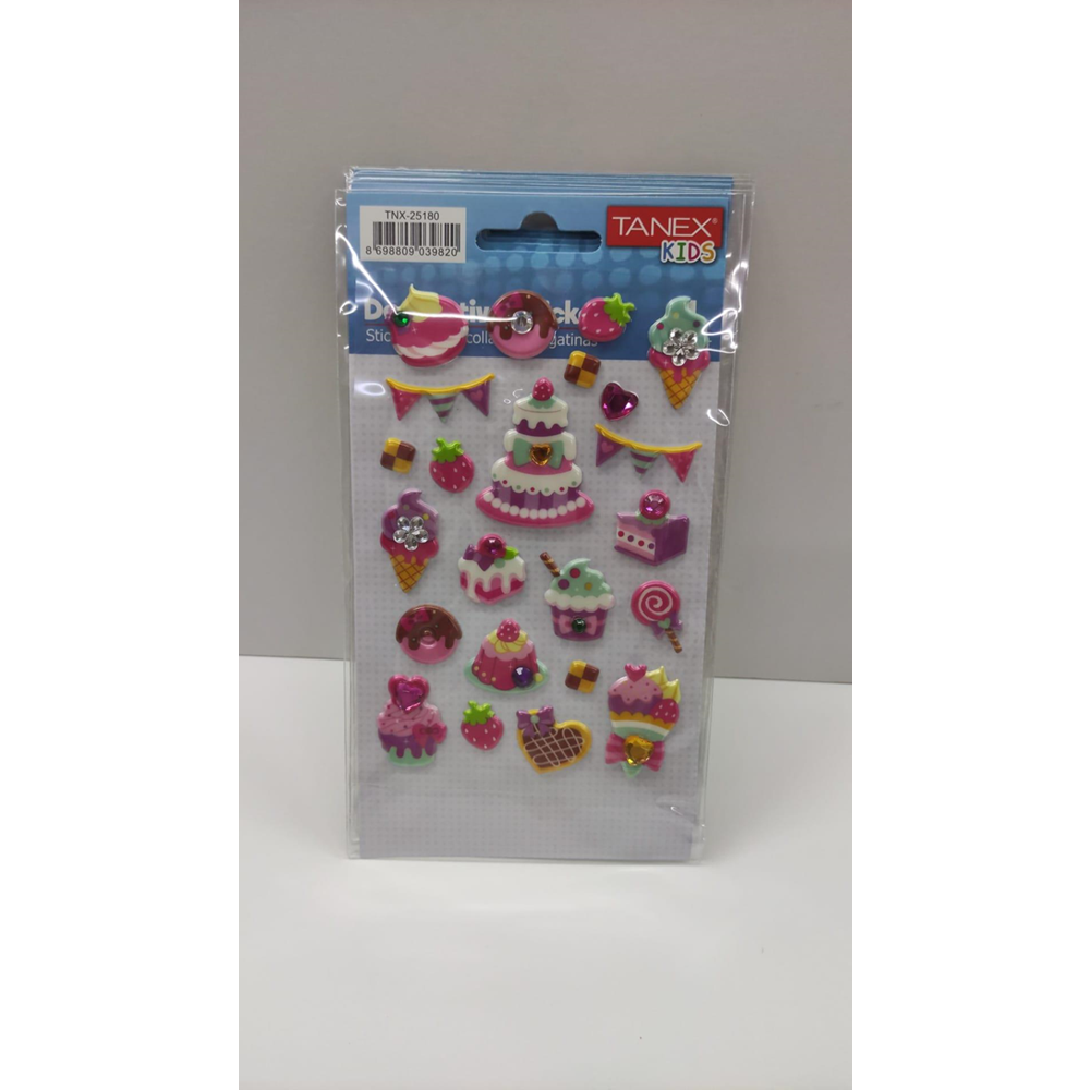 TANEX | TNX-25180 PUFFY RENKLİ PASTA SERİSİ