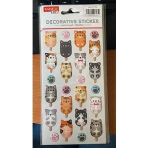 TANEX | TNX-27111 PUFFY BONCUK KEDİLER SERİSİ