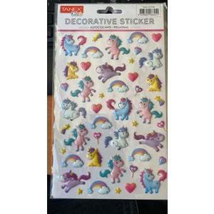 TANEX | TNX-27178 PUFFY BEBEK UNICORNLAR SERİSİ