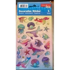 TANEX | TNX-27247 PUFFY OKYANUS HAYVANLARI SERİSİ
