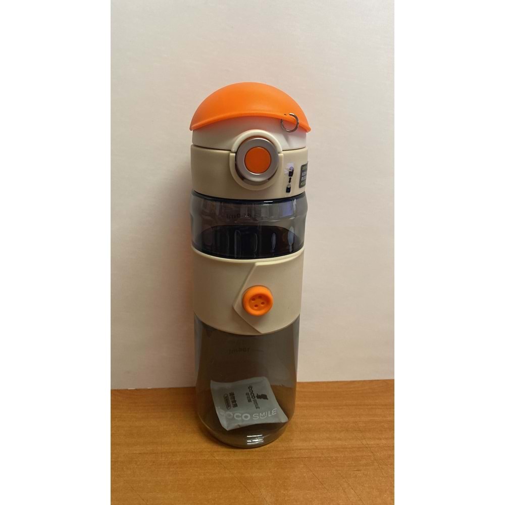 VAGONLIFE | COCOSMILE 580 ML. TRİTAN SU MATARASI CS0004 - BEJ TURUNCU