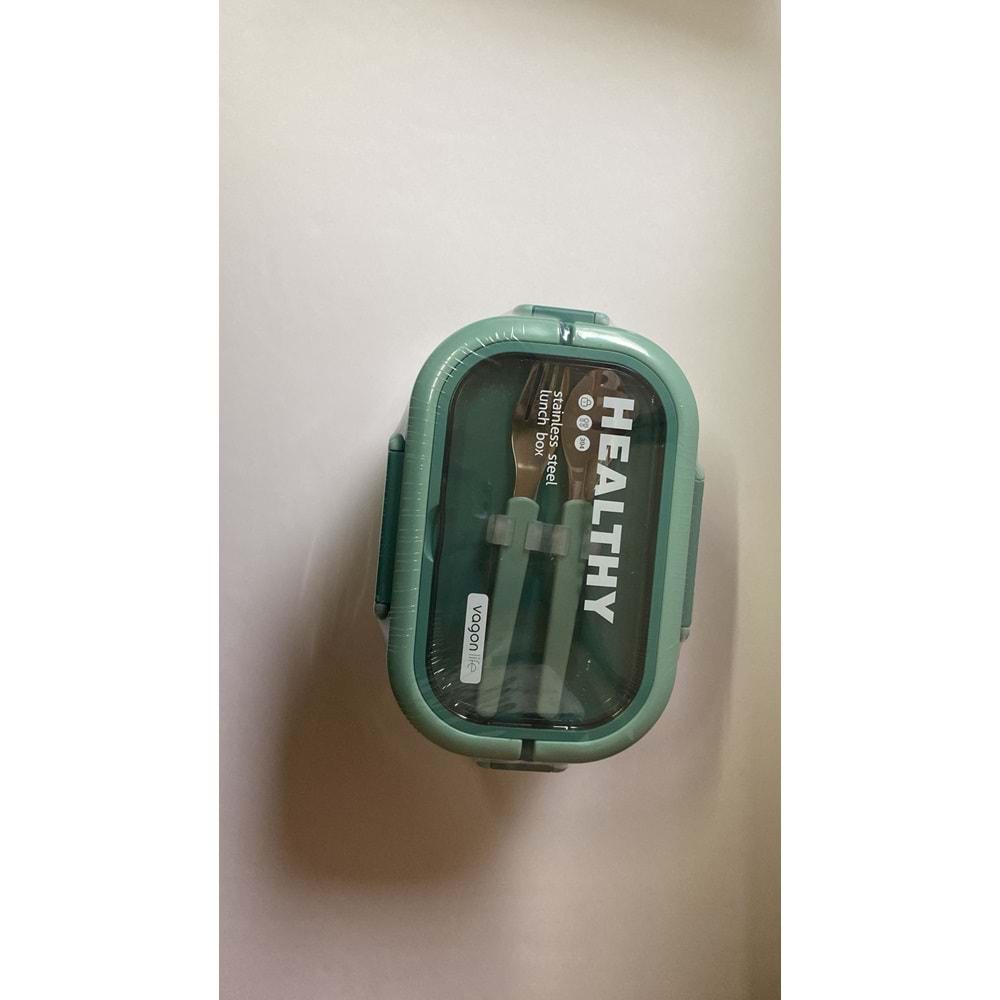 VAGONLIFE | 1330 ml. PASLANMAZ ÇELİK LUNCHBOX VGN6715 - YEŞİL