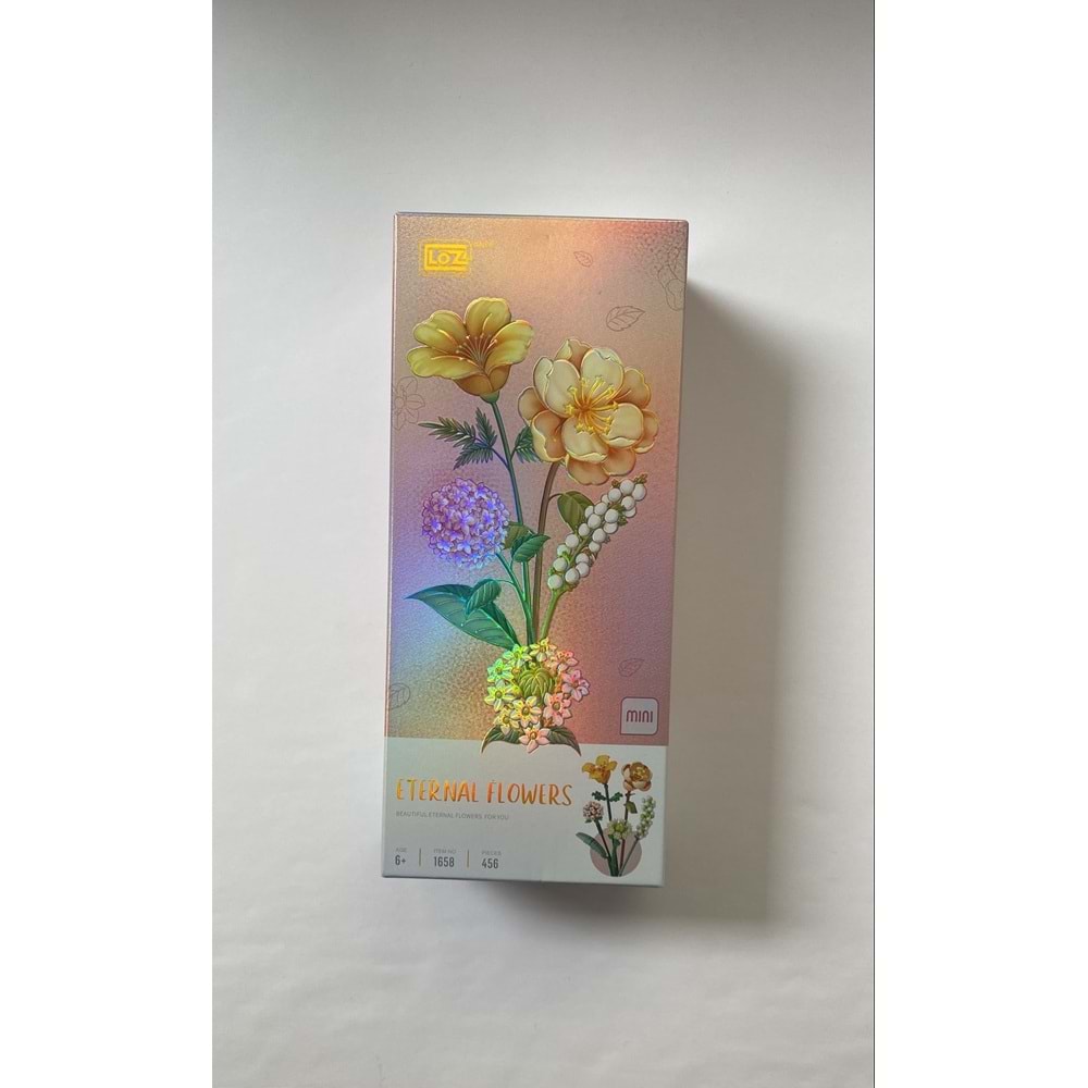 VAGONLIFE | LOZ EBEDİ ÇİÇEK HİBİSCUS ZAMBAK PAPATYA 456 PARÇA LZ-1658
