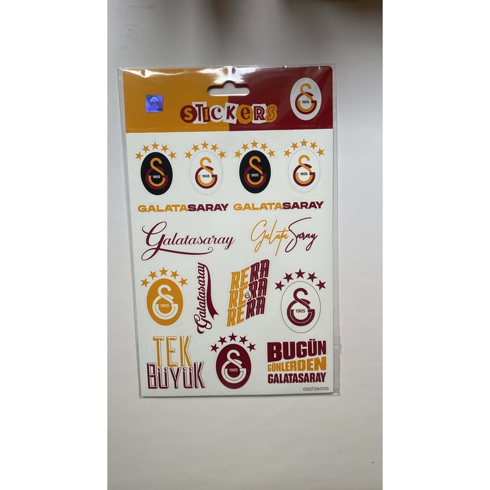 PİOLENT | GALATASARAY 5 YILDIZ STİCKER SET - GSST26006